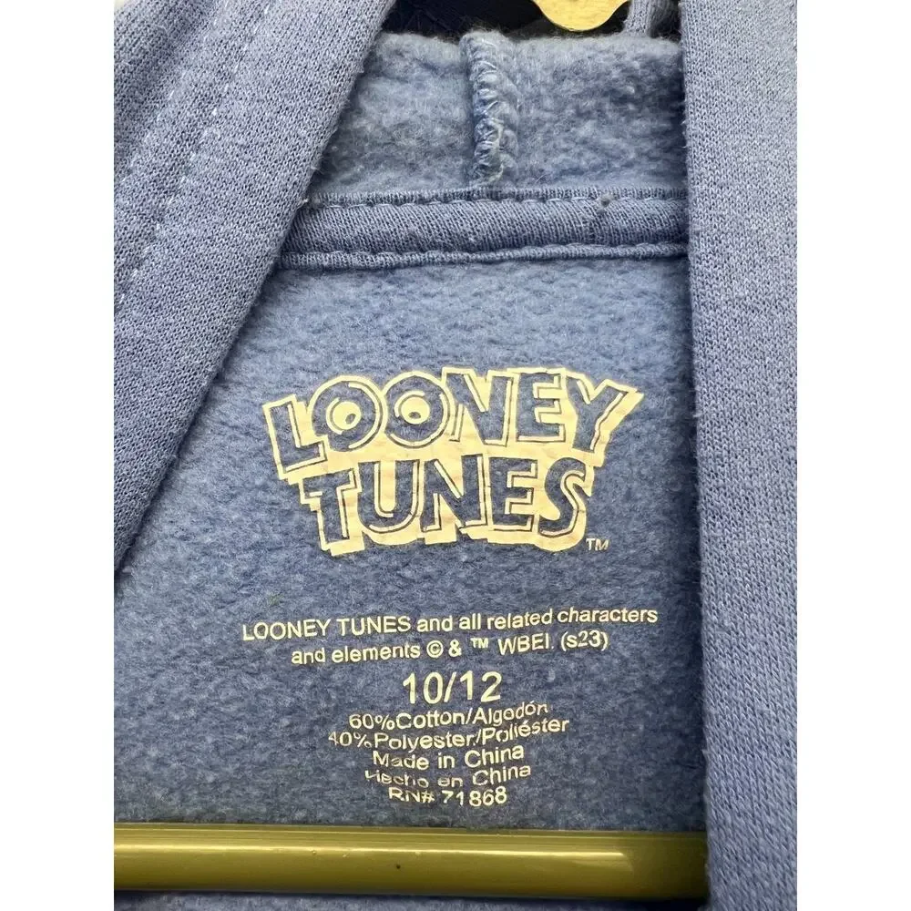 Looney Tunes Youth 10/12 Hoodie Warner Bothers NOC3575